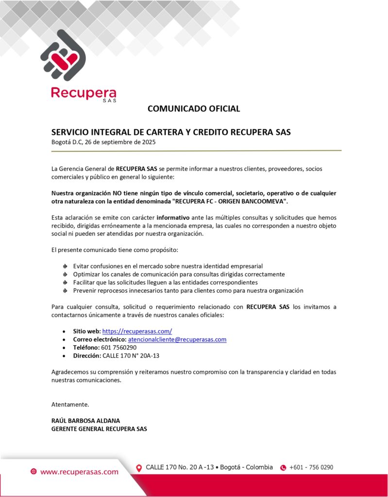 Aclaración de Identidad: Contacta a la Entidad Correcta